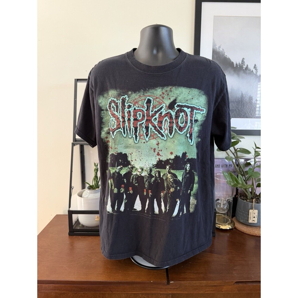Vintage Slipknot Band Tee Shirt 2 Sided Size Large "All Hope Is Gone" 2008